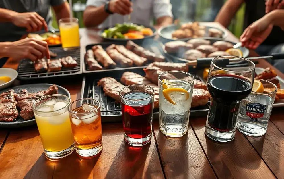 Alternativas à cerveja para o churrasco que evitam o estufamento