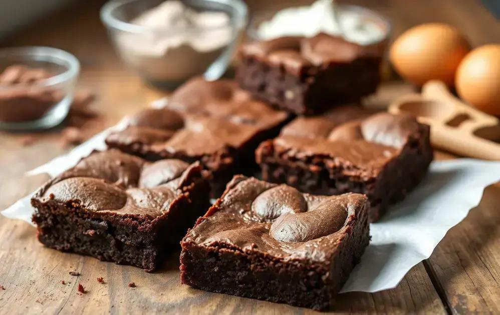 Brownie perfeito com apenas 5 ingredientes: receita fácil e saborosa