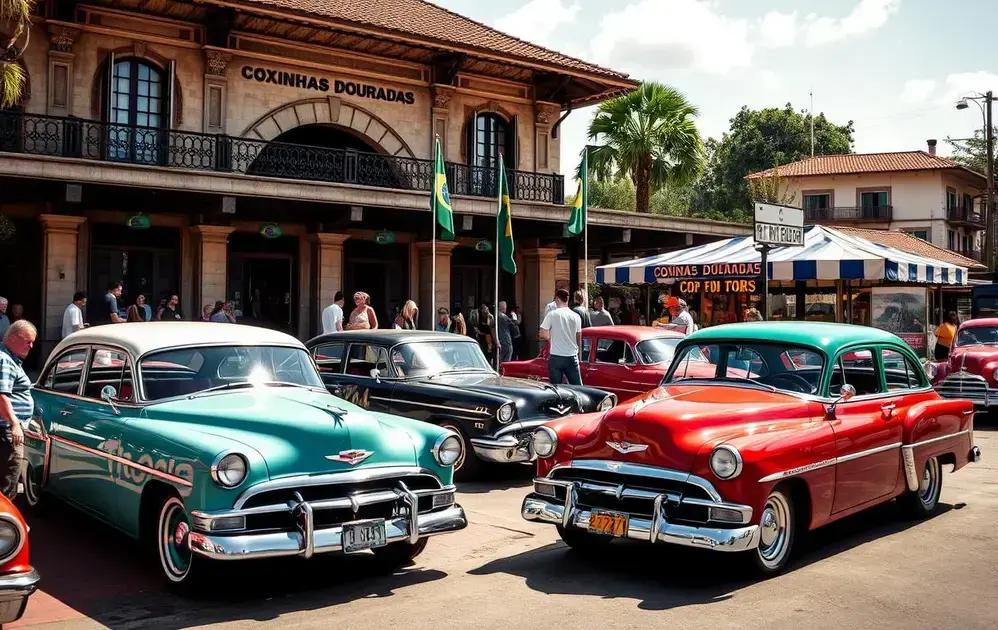 Encontro de Carros Antigos em Bueno de Andrada celebra 25 anos das Coxinhas Douradas