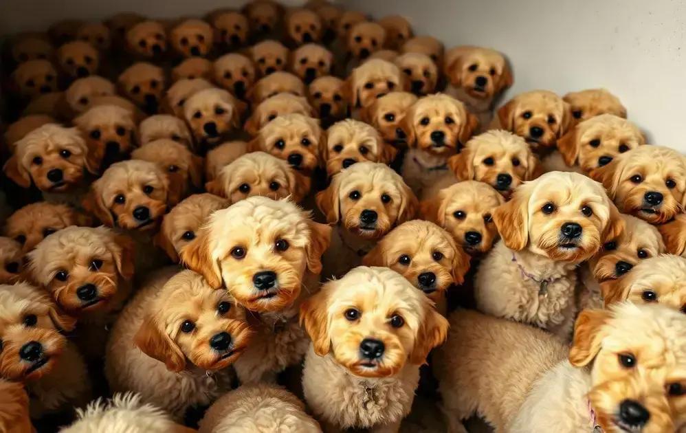 250 cães resgatados em casa superlotada: imagem foi confundida com IA