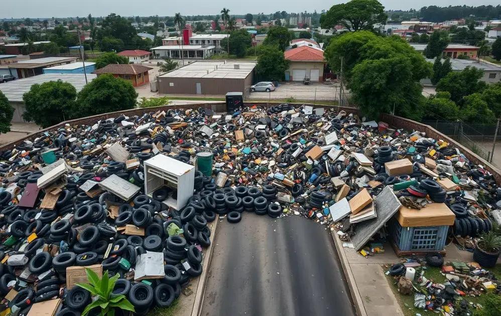 Ecoponto de Iracemápolis segue com lixo acumulado e descarte irregular mesmo após multa da Cetesb